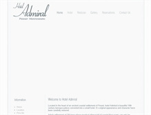 Tablet Screenshot of hoteladmiralperast.com